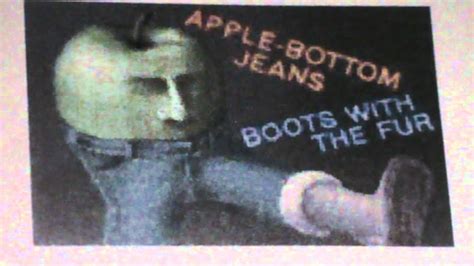 Apple bottom jeans song - "Where Are My Apple Bottom Jeans? " is a song by the American alternative rock band Pixies, and is the seventh track on the band's 1988 debut album Surfer Ro...